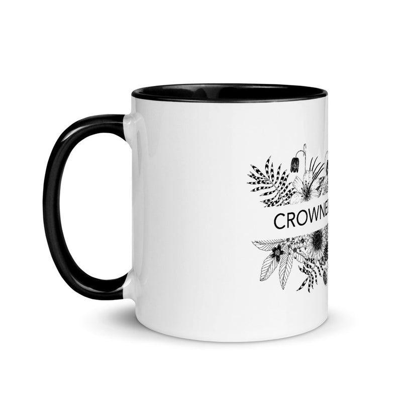 crowned + lovely morning mug
